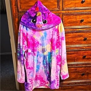 Youth Kids Moosh-Moosh Blanket Hoodie Unicorn Top OS So pretty And Soft